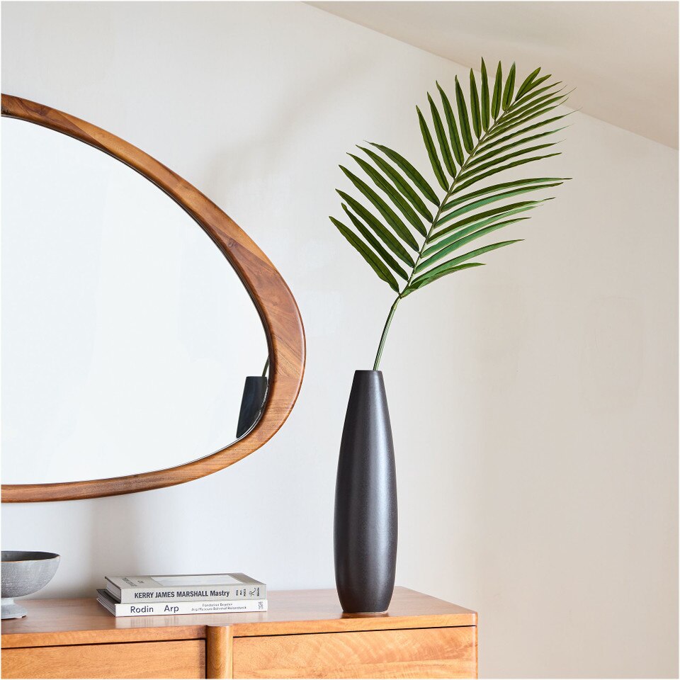 Faux Green Palm Leaf Branch West Elm UK